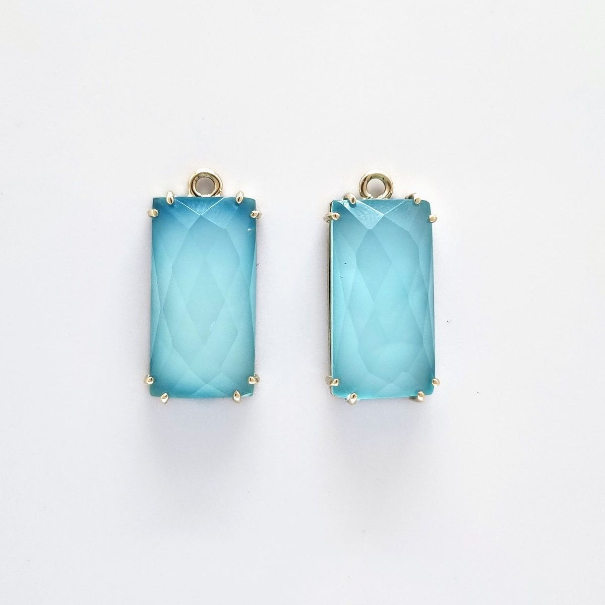 Chalcedony earrings deals